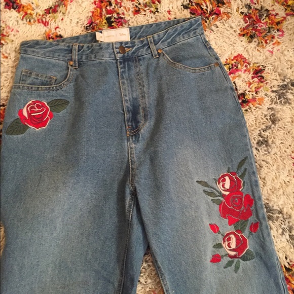 Mink pink beauty and the beast mom jeans - Picture 3 of 5